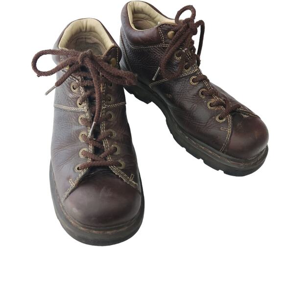 Dr Martens Vintage Brown Leather 6 Hole Air Wair Chunky US MEN 10 11528 main image 6